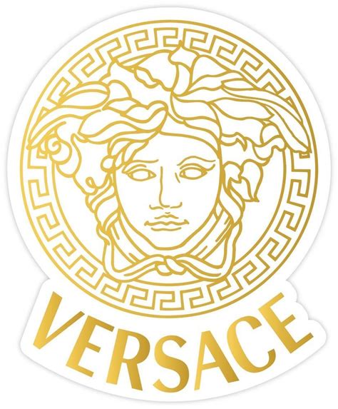 adesivo medusa versace|Versace Medusa Sticker .